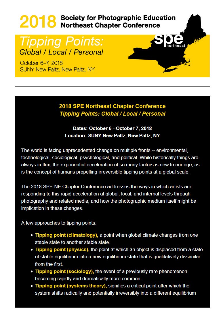 prcboston's tweet photo. CALL FOR PROPOSALS + SAVE THE DATE: @SPE_NE has announced their fall regional conference &amp; theme: "TIPPING POINTS: Global / Local / Personal."

HURRY: The deadline for submissions is Tues. 5/15. Submit @ https://t.co/ofV91m3NMI More info in #SPENE's email: https://t.co/cIOdpvIgLS https://t.co/AFuY6UoR4N