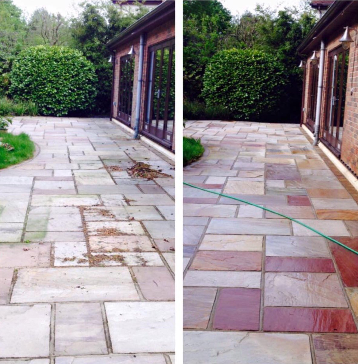 PaveCleaninguk's tweet photo. 💥Before &amp; After by Pavé Clean 💥#patio #garden #summer #essex #RT #newhome call us to arrange your free quote on 07977442211 or DM us https://t.co/rvJptA3zTD