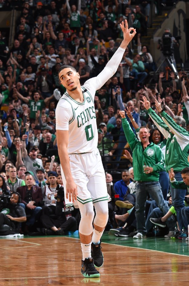 NBA's tweet photo. The @celtics protect home court and win Game 1!

BOS defeats @cavs 108-83 to take a 1-0 ECF series lead!

Jaylen Brown: 23 PTS
Morris: 21 PTS, 10 REB
Horford: 20 PTS. 6 AST
Jayson Tatum: 16 PTS, 6 REB
Terry Rozier: 8 PTS, 8 AST

#CUsRise #NBAPlayoffs 

LBJ: 15 PTS, 9 AST, 7 REB https://t.co/eGAZlGTt5D