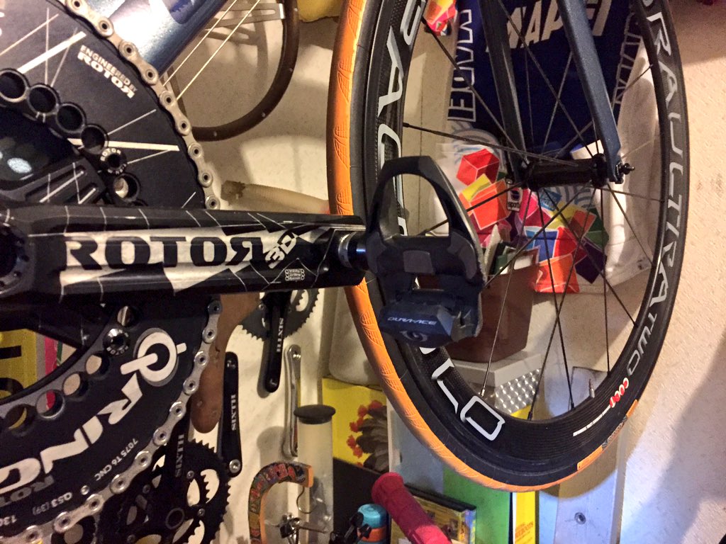 happy_cinelli's tweet photo. 微笑…、ビショビショ…。😁💨
メンテは付き物…!❤️👍
ペダルは DURACE…、ULTEGRA…、105…、っと 使い分けてます…。😊
#わからん #DURACE #ULTEGRA #105 #違い https://t.co/AzMTEWhlXH