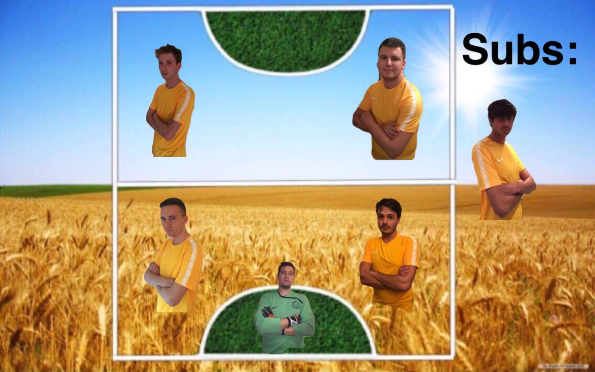 FieldsOfWheatFC's tweet photo. This is how the Wheats lineup against Unathletico city! With @fahad_siddiqui1 making his return from injury! Can we get the win today? #COYW🌾 https://t.co/WIoJNgQrXX
