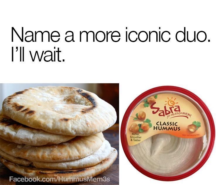 Who else is celebrating #InternationalHummusDay with the iconic hummus and pita duo?!