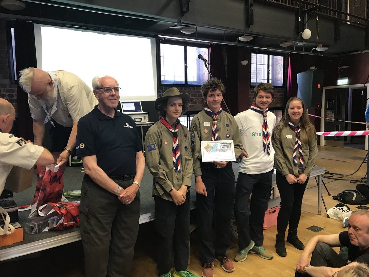 TitansExplorers's tweet photo. Now that’s what we’re talking about...

1st place team in @NW_Hunt @ShelterBox #BigGreenBox Scavenger Hunt in Liverpool.

Representing @CheshireScouts with pride.

Thanks to @MerseysideScout for hosting yet another great competition - here’s to next year... https://t.co/XREJS90wi4
