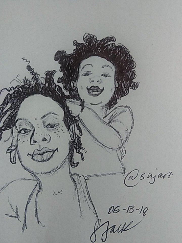 ofthetribe's tweet photo. #QuickWorkSketch We are mothers every day. It's gift that lasts a lifetime. https://t.co/97oop7nLwz