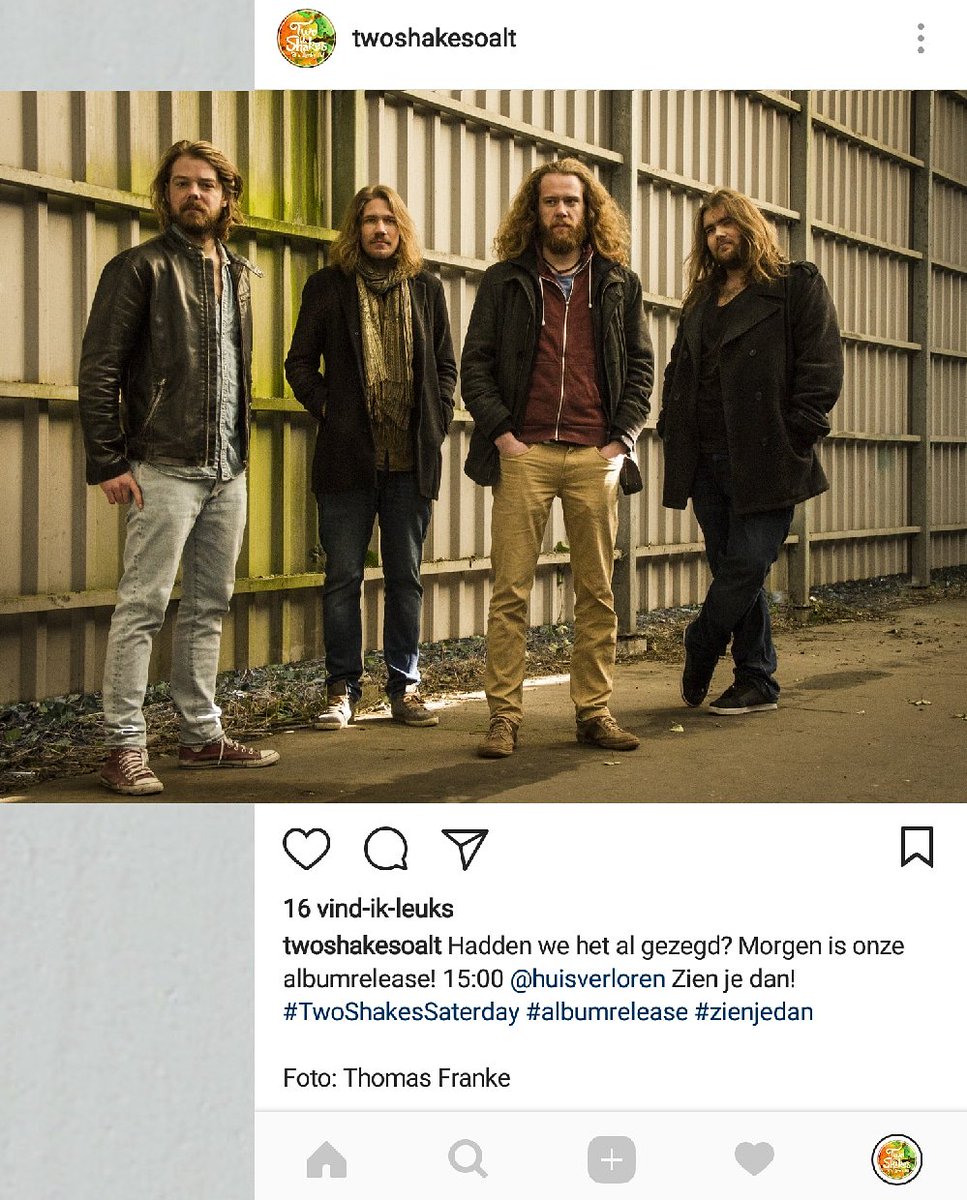 twoshakesoalt's tweet photo. Two Shakes zal niet meer optreden...
... met 3 leden, maar met 4! Mike is ons vierde wiel aan de wagen! Je zag meteen: zijn teen op de foto van gister was er afgeknipt. Bij onze albumrelease stond Mike voor het eerst als 4e Shake op de stage!
#TwoShakesSunday #Mike #bluesrock https://t.co/b9IOdif2W1