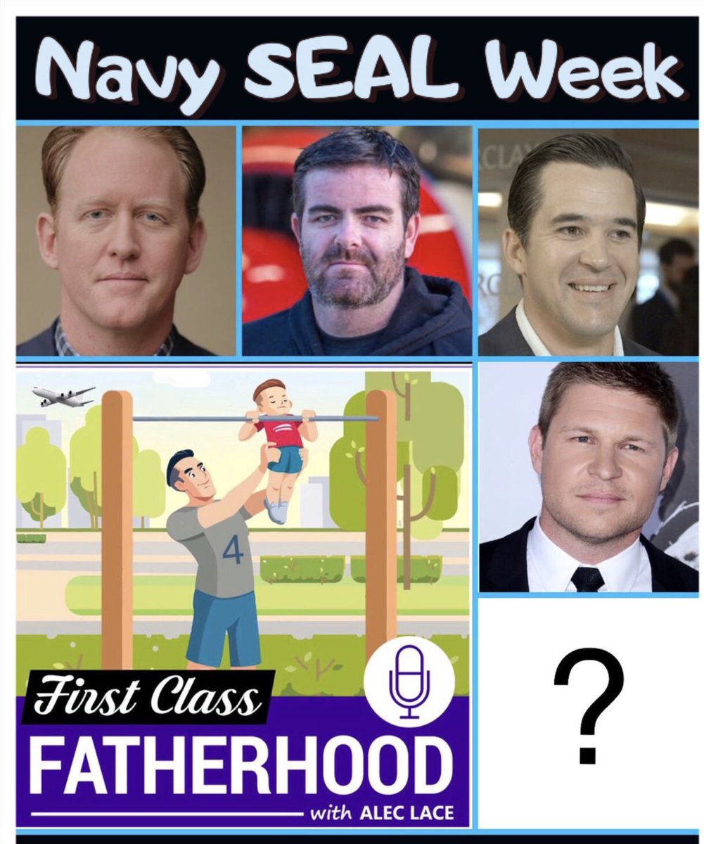#NavySEAL week is gonna be lit🔥

Real life Action Hero’s who happen to be First Class Fathers!!
As well as Role models for your children!
Do Not Miss my Interviews with these men! <a href="/mchooyah/">Robert J. O'Neill</a> <a href="/BrandonTWebb/">Brandon Webb</a> <a href="/AndyStumpf77/">Andy Stumpf</a> <a href="/dauber246/">Kevin Lacz</a> 
Subscribe Today...
itunes.apple.com/us/podcast/fir…