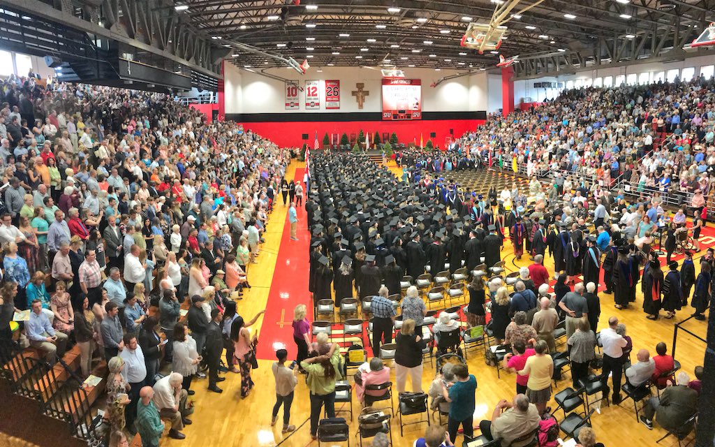 SFU_samsALTsaac's tweet photo. Congrats to all of our SAAC and SAMs members that are graduating today! Thanks for all that you have done for @SFUathletics and @SaintFrancisPA! #FlashFam #FlashGrad2018 🔴⚡️ 🎓 https://t.co/wFtEEYRKGK
