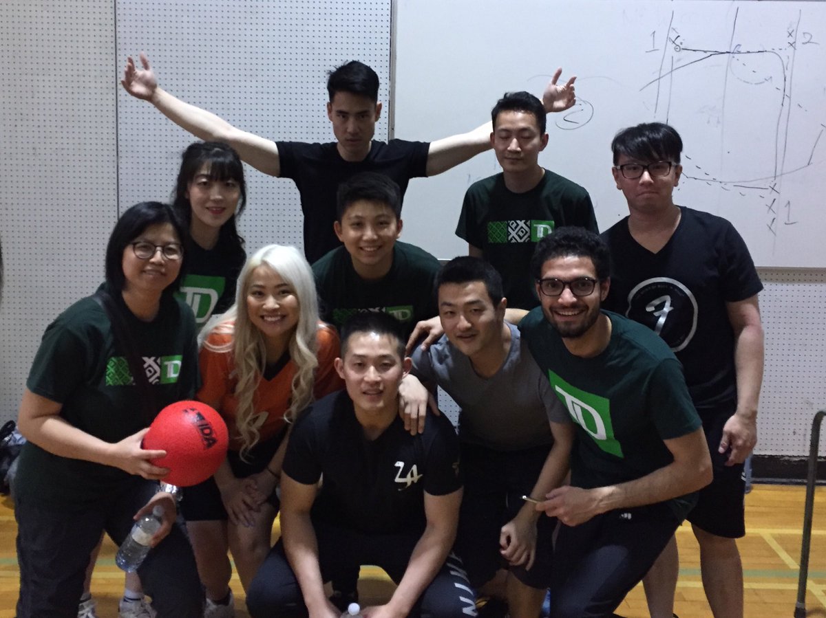 #teamRichlea + #teamSeafair = #RichSea Thanks #TDGenNextAnnualDodgeballLeague for organizing this event.  We had so much fun!!  <a href="/PaulGHudson/">Paul Hudson</a> <a href="/melanie_cheung/">Melanie Cheung</a> <a href="/vivianxuyun/">Vivian Xu_TD</a> <a href="/AdamChu_TD/">Adam Chu</a>