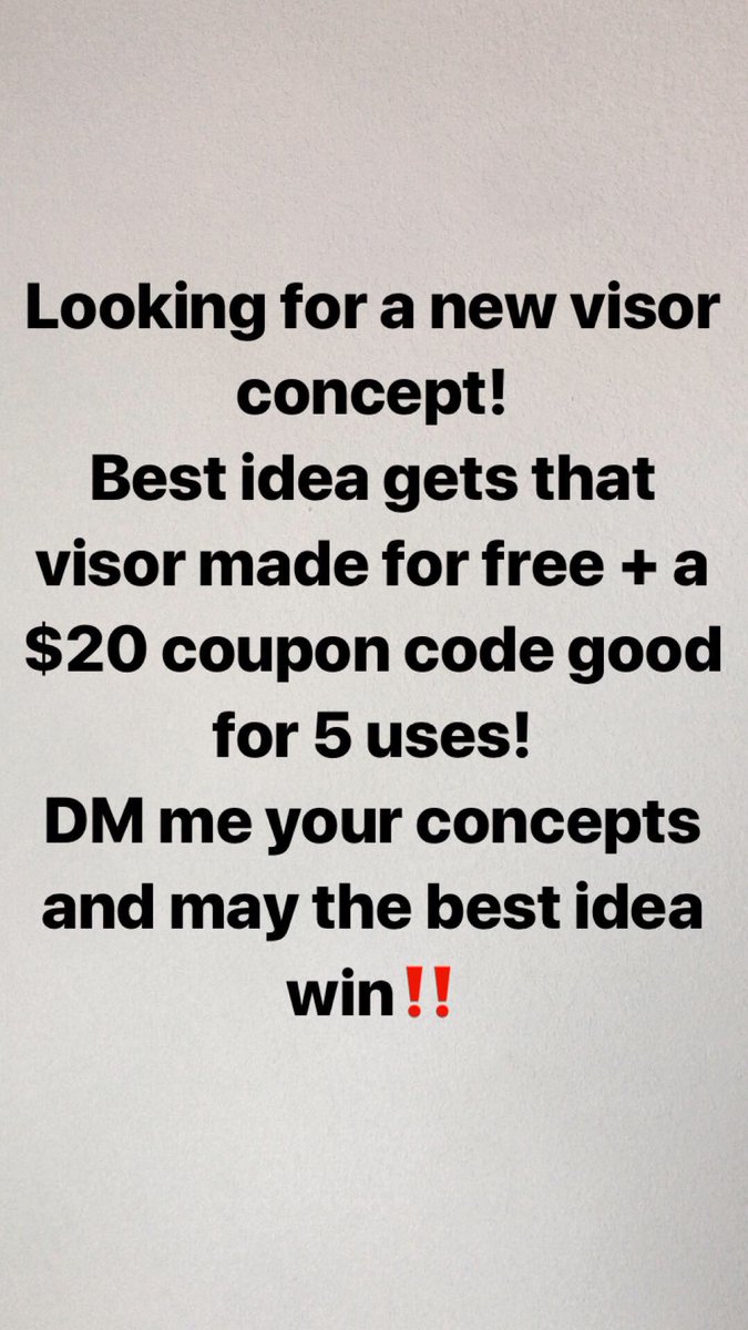 2G Visors tweet media