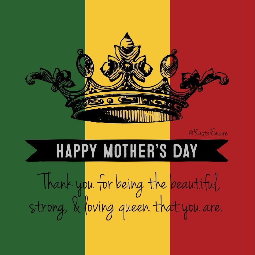 RastaEmpire's tweet photo. Happy Mother's Day! All the love and respect to you because without you, there wouldn't be me 💚💛❤

Follow us @rastaempire 👑

#mother #mothersday #happymothersday #rasta #reggae #rastaempire #love #family #mom https://t.co/MLjbVyPRK2