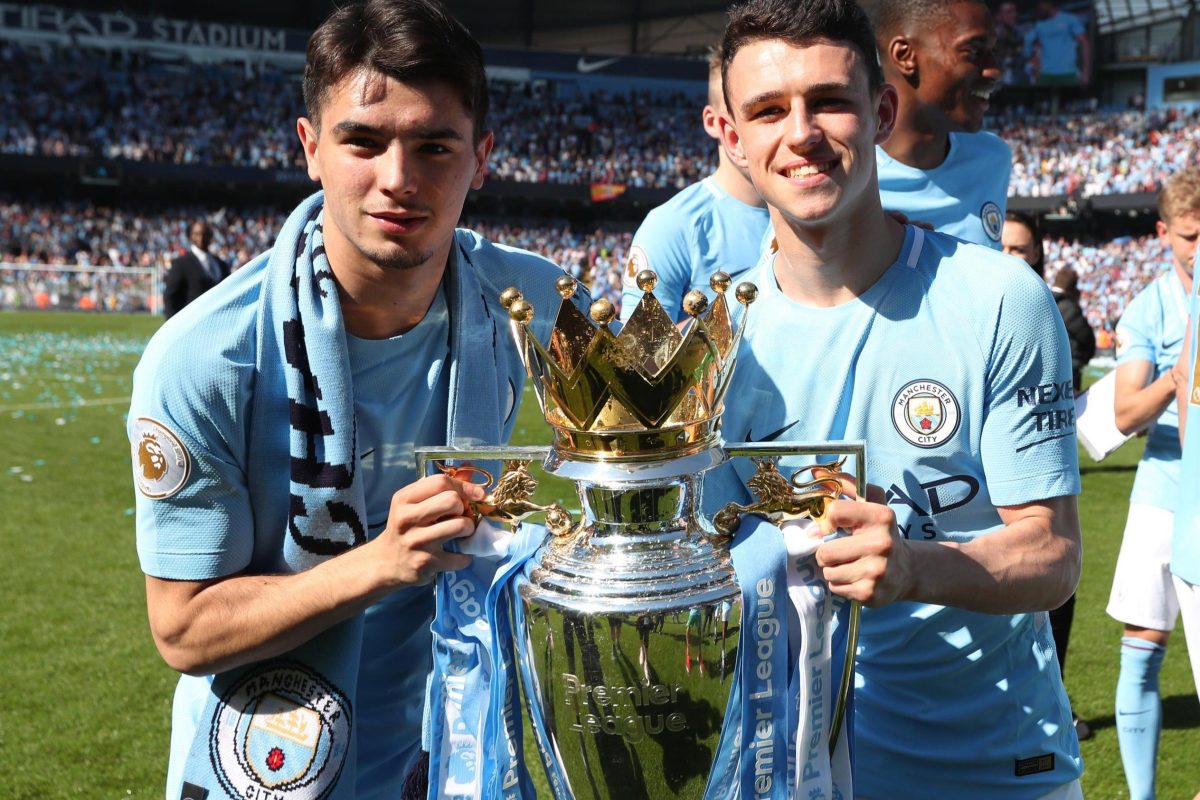 PepTeam on Twitter: &quot;🎙It is an English rule that they cannot be Champions  if they haven&#39;t played five games. Now @Brahim and @PhilFoden are  Champions. They deserved the medal. En Inglaterra no