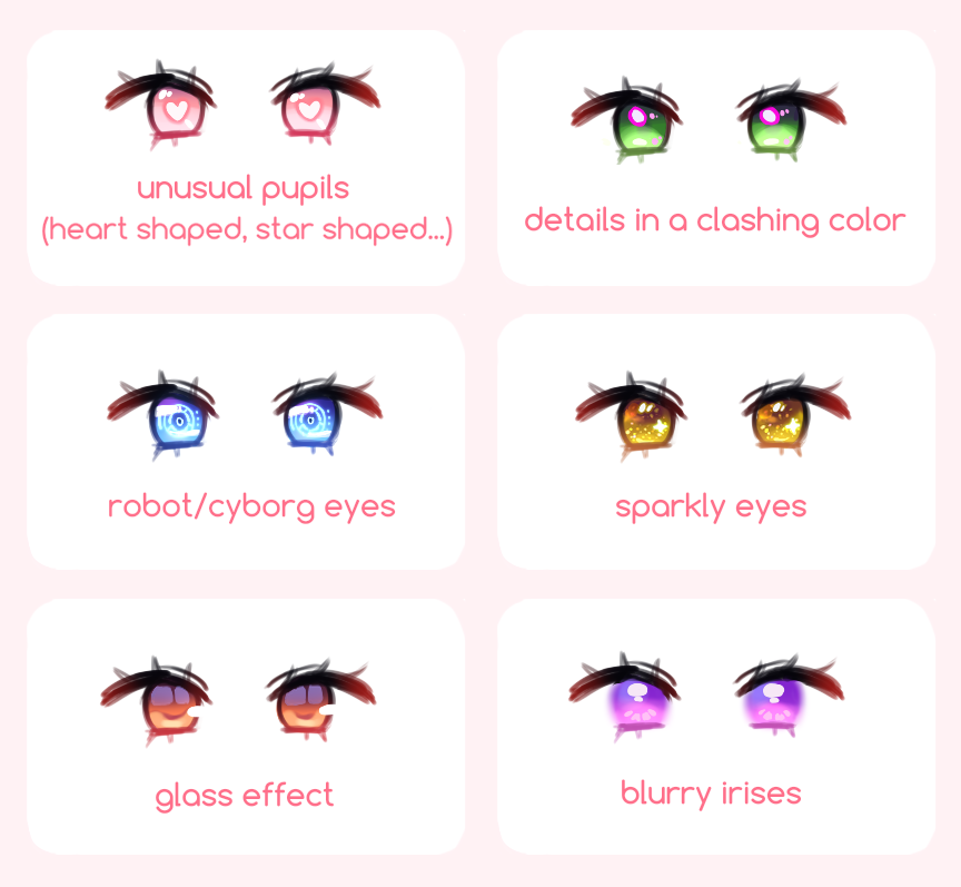 miffurin's tweet photo. i was thinking about some eye things (?) i like...!! https://t.co/LvNvrlbknY
