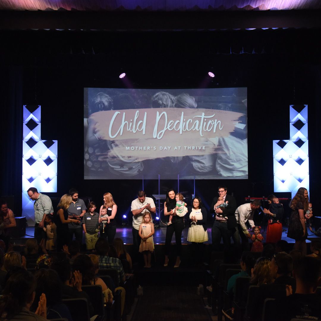 iamThriveChurch's tweet photo. Today we celebrate 10 families who have chosen to dedicate themselves and their children to God. https://t.co/DE3LWN7fVy