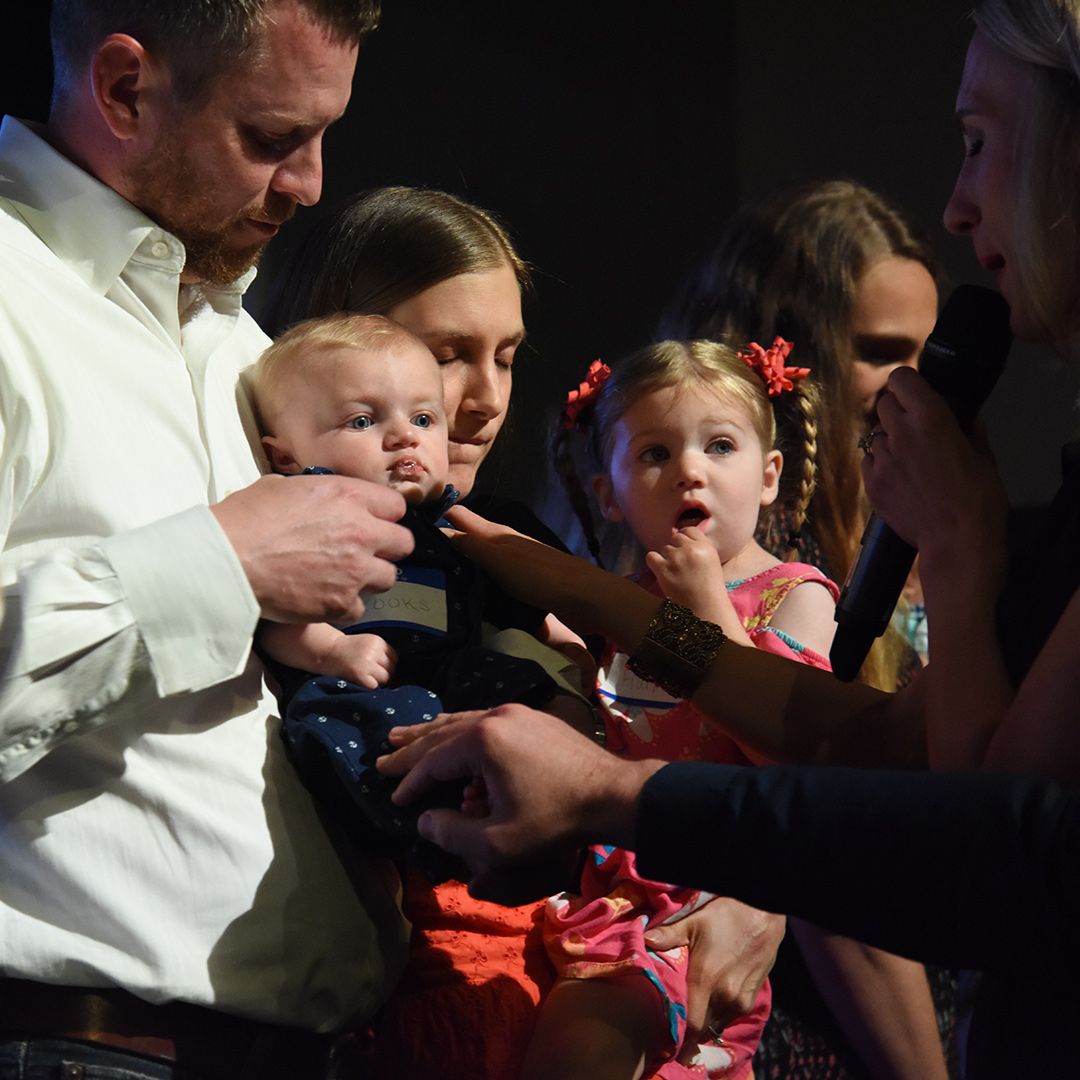 iamThriveChurch's tweet photo. Today we celebrate 10 families who have chosen to dedicate themselves and their children to God. https://t.co/DE3LWN7fVy