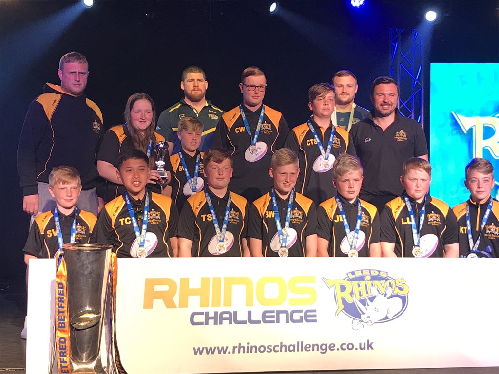 grouty37's tweet photo. Rhinos challenge done!! What a brilliant weekend it's been! These lads have done us proud 💛🖤🏉
@Drigrugby https://t.co/NvCwlC9poH