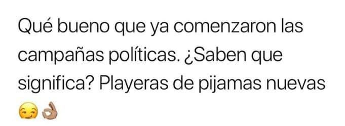 psic_abraham's tweet photo. #campañaspoliticas #yamefaltapijama 😬 https://t.co/6ncwdYurI1