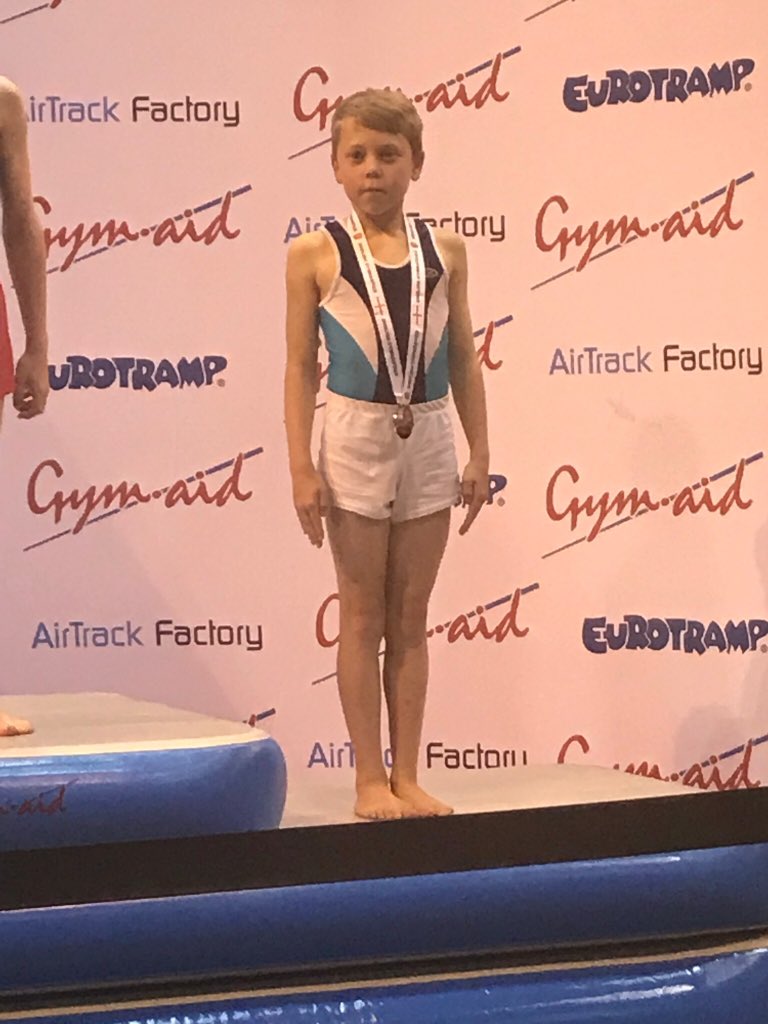 Congratulations to our gymnasts who competed in the English tumbling championships today. One bronze and two silver medals. #Englishgymnastics