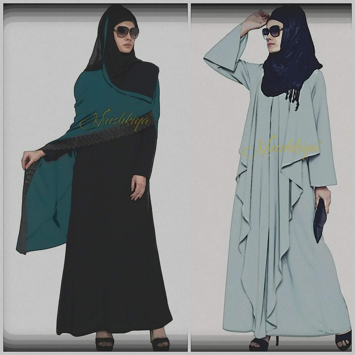 mushkiya abaya