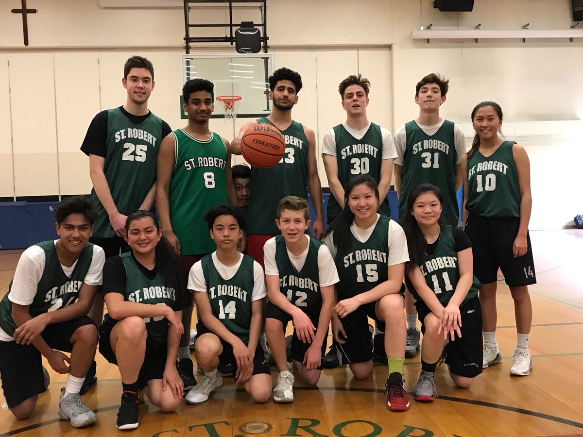 StRobertsSAC's tweet photo. Congrats to the students who beat the teachers in our annual all star ⭐️ game 67-54! Go rams go 🐑 https://t.co/wdC6qy1LES