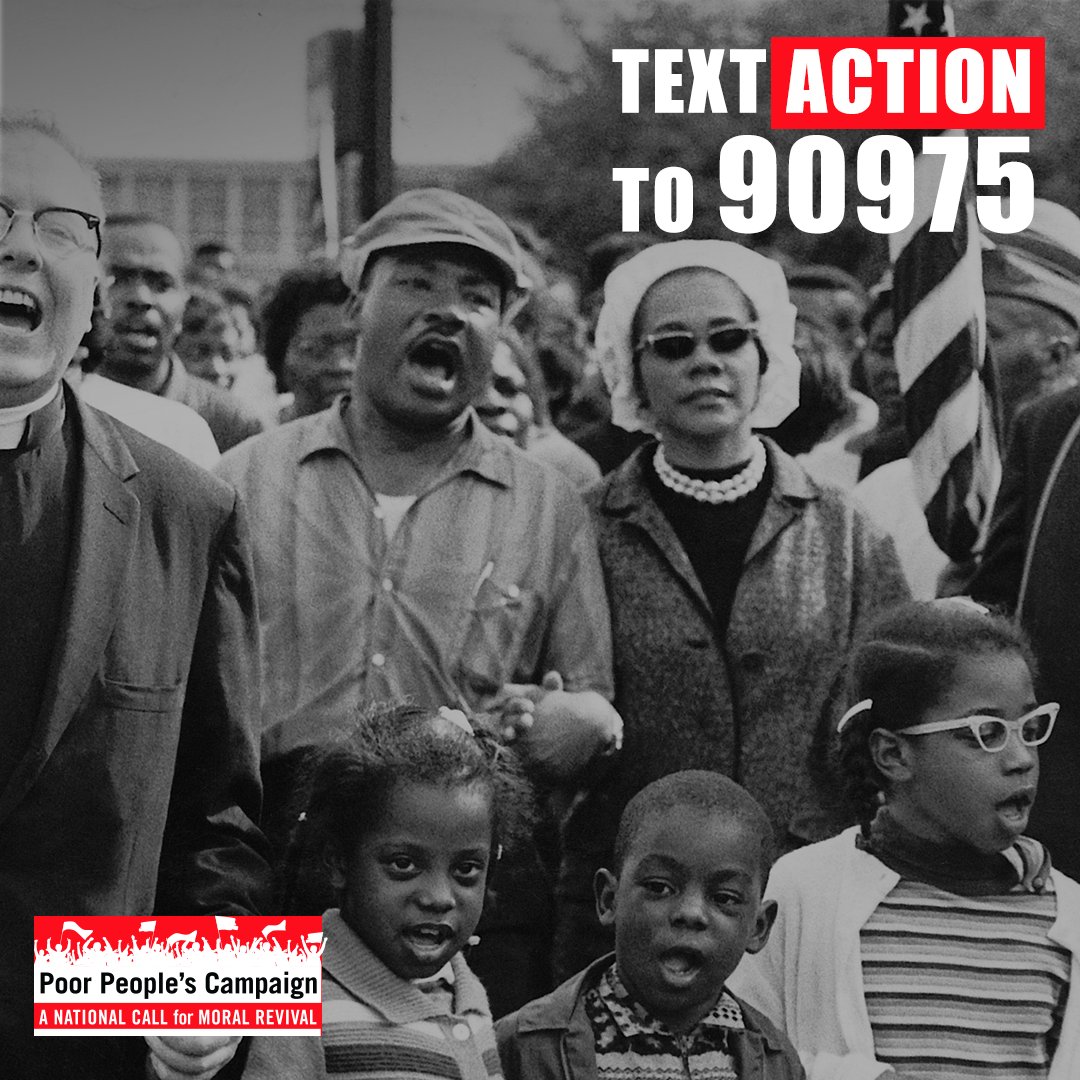 VTPPC's tweet photo. “We’re here, we’re poor, you have made us this way and we’ve come to stay until you do something about it.” -Rev. Dr. Martin Luther King, Jr. #PoorPeoplesCampaign https://t.co/SAWqJtOwyu