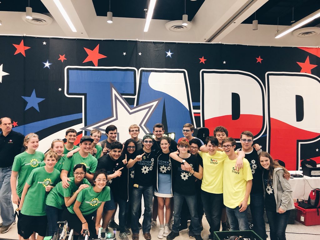FTC8886's tweet image. Saber Robotics are your TAPPS Champions with Reicher Robotics and winners of the spirit of TAPPS award. What a great way to end the year... &amp;amp; Happy Mother’s Day! #TAPPSRobotics #SpiritofTAPPS #OMGRobots
