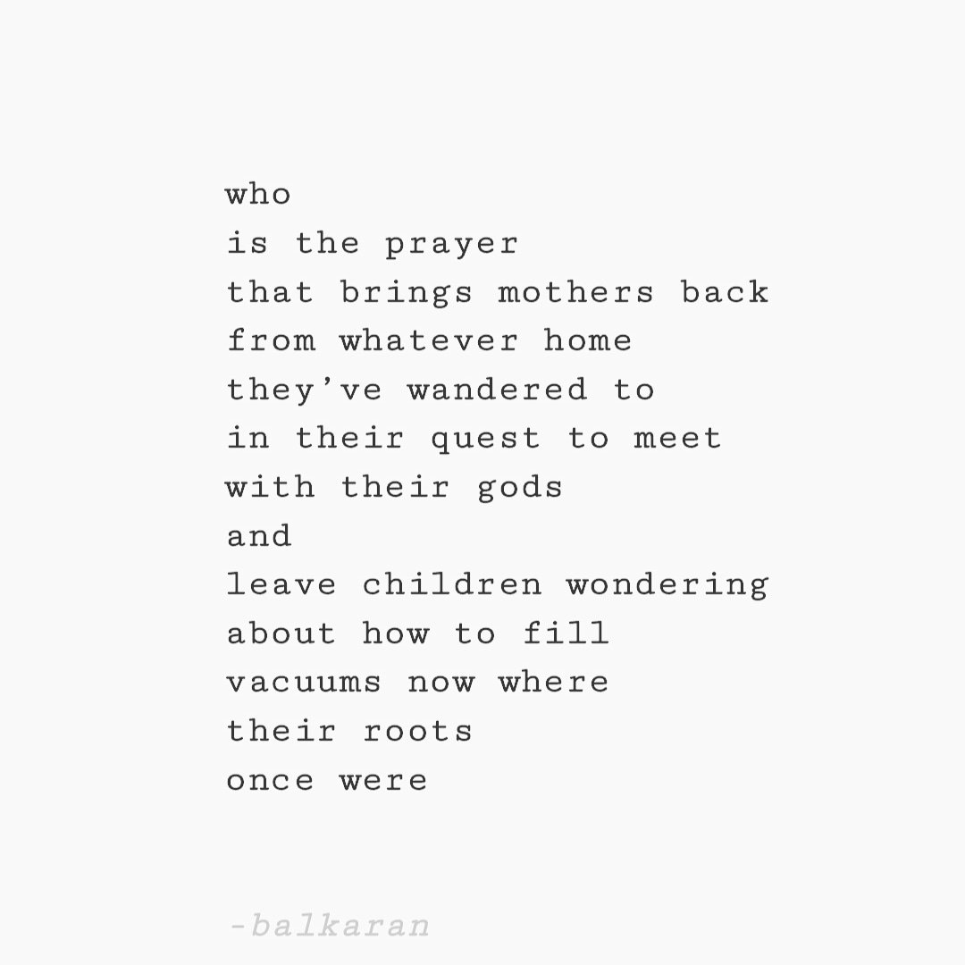 Balkaran On Twitter Days Ma Iv Mother Mothers Poetry Truth