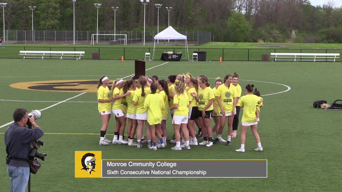 NJCAANetwork's tweet photo. & There you have it! Monroe Community College pulls off another National Championship. Congratulations to The Tribunes #njcaalax https://t.co/DN0F8AhR6r