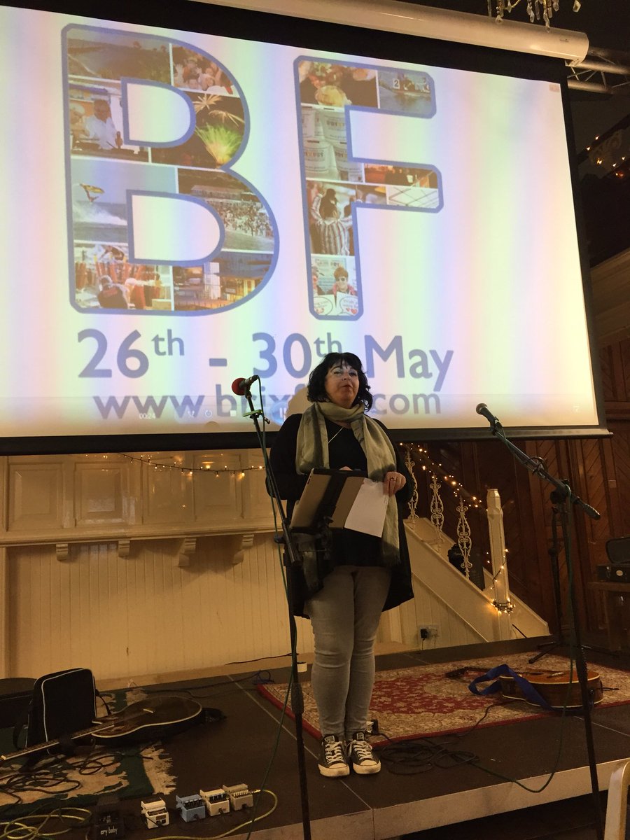 Vixbrix's tweet photo. Great fun evening ! @BrixFest @MillieandMe1 @BrixhamMuseum #dontfret provided fab tunes & brilliant cheese & biscuit platters donated by #caterfood ! #locals #support #festival ! Spot me on the programme cover :-) https://t.co/AI9Bzky97n