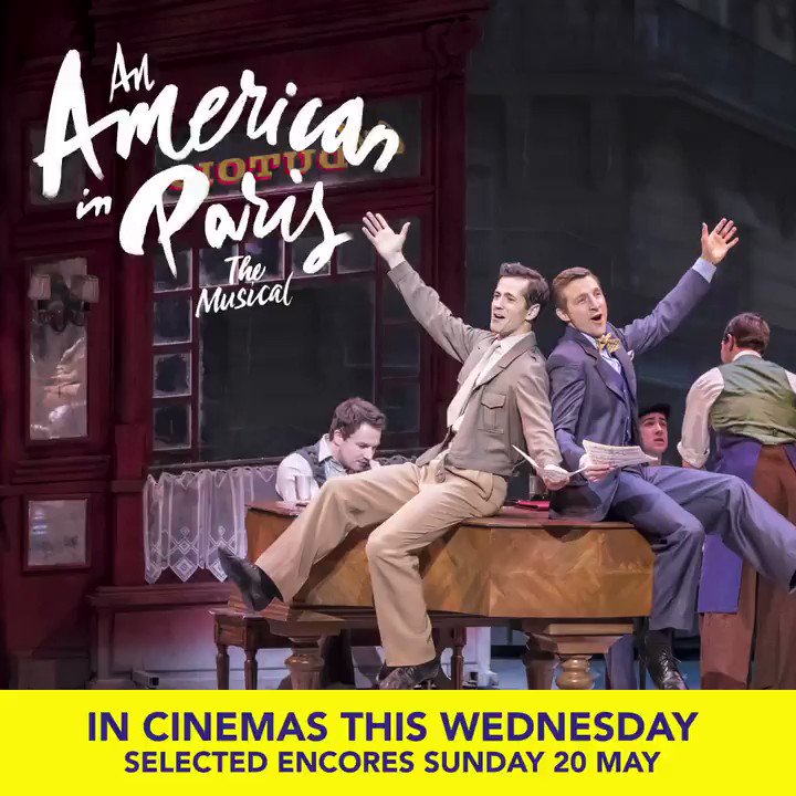 Happy Sunday, les amis! 

We're feeling très excited because there are just THREE DAYS to go until #AnAmericaninParis brings dance, romance and glorious Gershwin to the big screen. 

You can still grab tickets on anamericaninpariscinema.com - see you there!