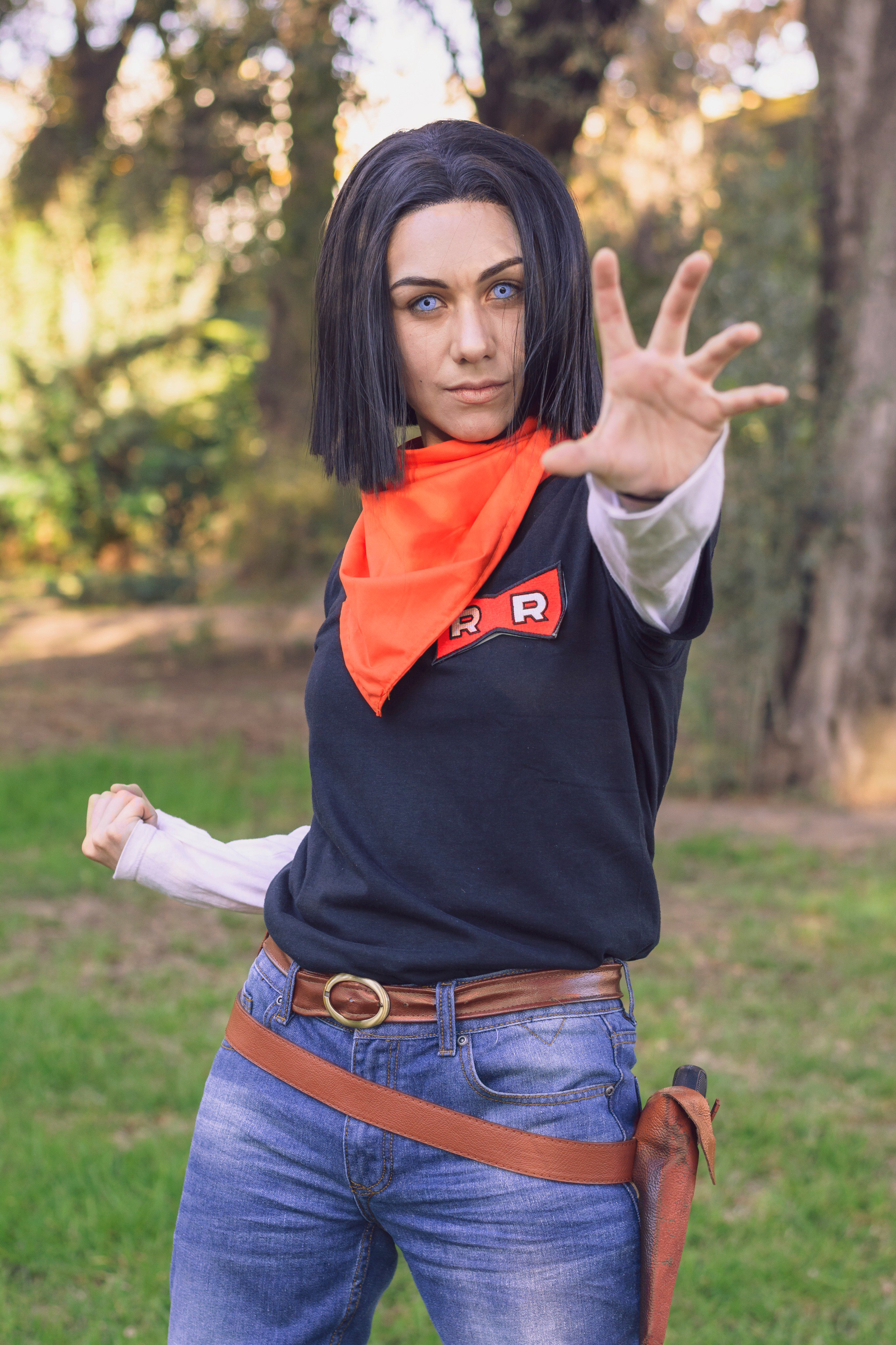 Dragon Ball Android 17 Cosplay Costume