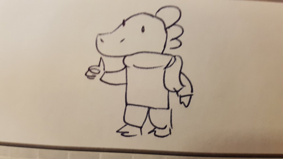 piedpipergames's tweet photo. Thanks @adamgryu for the dino! Adam's showing off Untitled Paper RPG. A phenomenal solo effort that's reminiscent of Paper Mario but with fantastic original cartoon art. Looks great! Keep it up!  #TCAF https://t.co/0Fsja6XruJ
