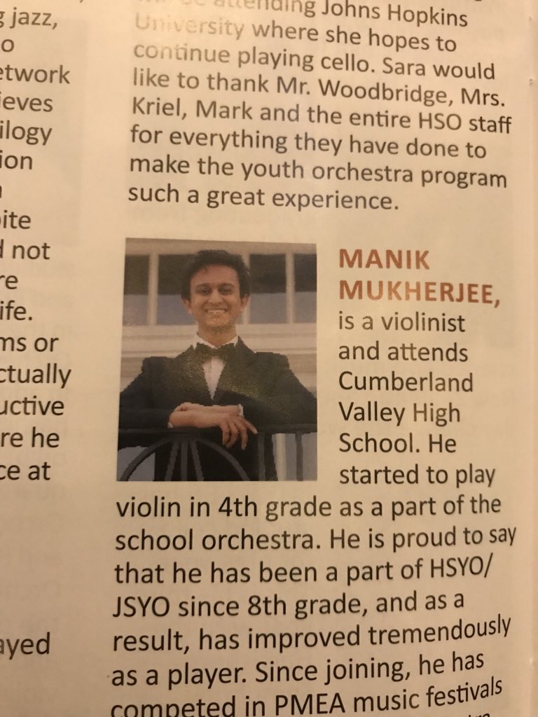 ALMVP1980's tweet photo. 1) A great afternoon of music at the Forum listening to the Harrisburg Symphony Youth Orchestra and Junior Youth Orchestra. Among the great EV, GH, and CVHS students are these fantastic seniors! Congrats on a great run! #HSYO #JSYO https://t.co/vy16WVTODU
