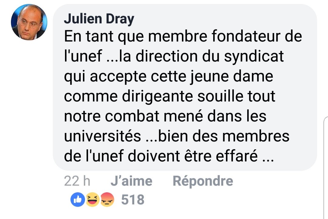 s_assbague's tweet photo. Depuis qu'elle a répondu à une itw sur la sélection à l'université, Maryam Pougetoux, est la cible d'une odieuse campagne de harcèlement raciste. Ceux qui rêvent de musulmans invisibles &amp; silencieux n'ont pas supporté de la (sa)voir présidente d'un syndicat étudiant ET voilée. https://t.co/WmXyxB4F9H
