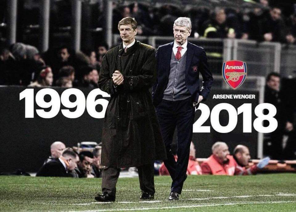 Nickspinkboots's tweet photo. If you watch, read and write about a person for most of your teen and adult life, his virtues and foibles are thrown into sharp relief. As necessary as the end Wenger’s reign feels, we can learn from the traits this special, flawed man has displayed on touchlines for years (1/n) https://t.co/Qp6hPaN8b1