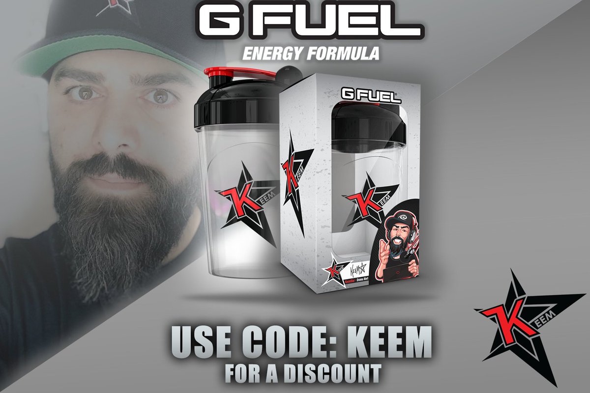 AqxaticGFX's tweet photo. New Advertisement for @GFuelEnergy x @KEEMSTAR , ~ #usecodekeem https://t.co/1V8hRrOSYc