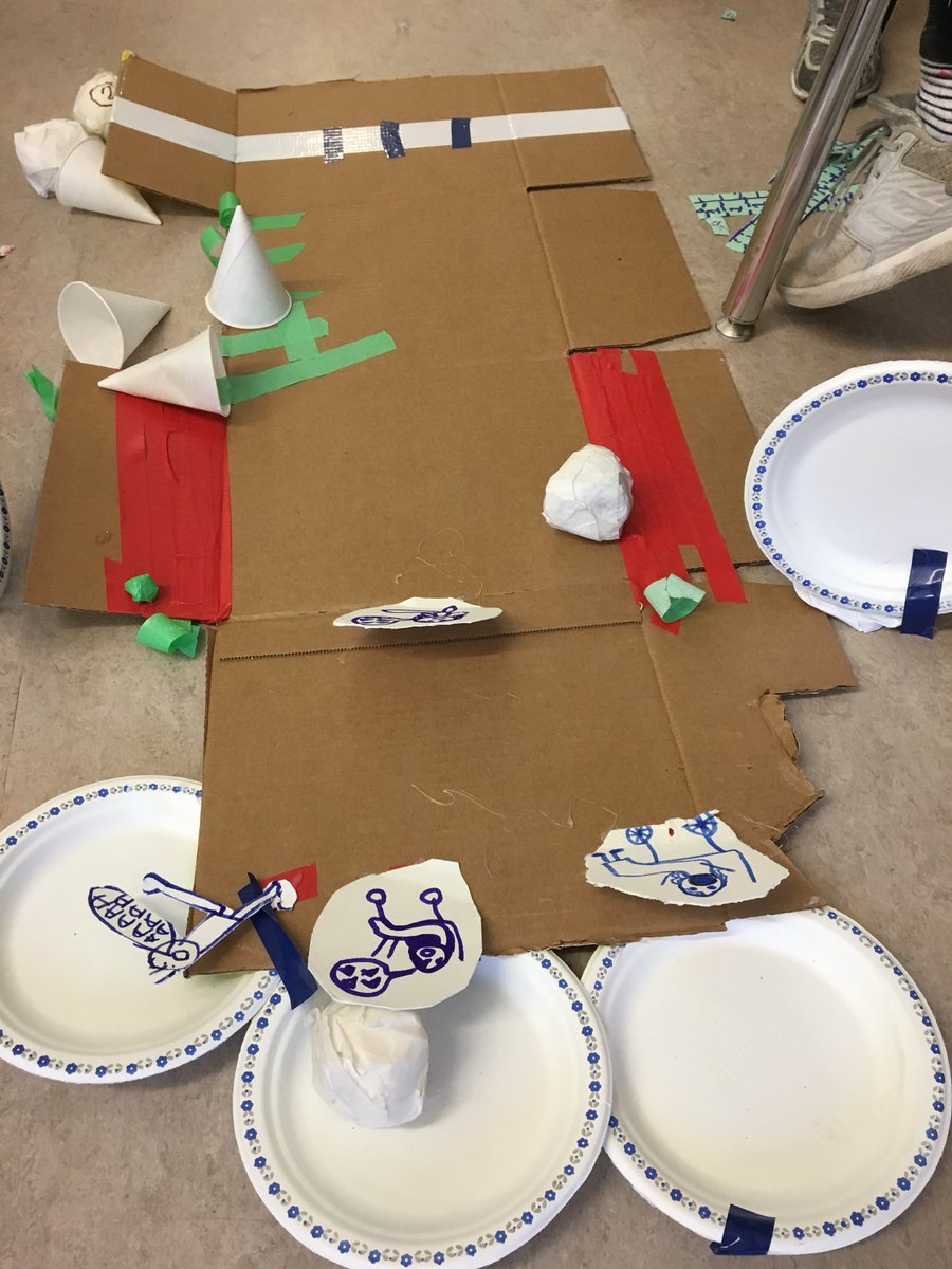 CodedMindsCAN's tweet photo. Reverse engineer Caine’s Arcade. Make the tools and throwing apparatus first, then build the arcade game. This Changed the outcomes. #cainesarcade @CainesArcade #Innovators #stemaker #yycschools #cbe @SuzannePresinal https://t.co/3jsoCaEXWX