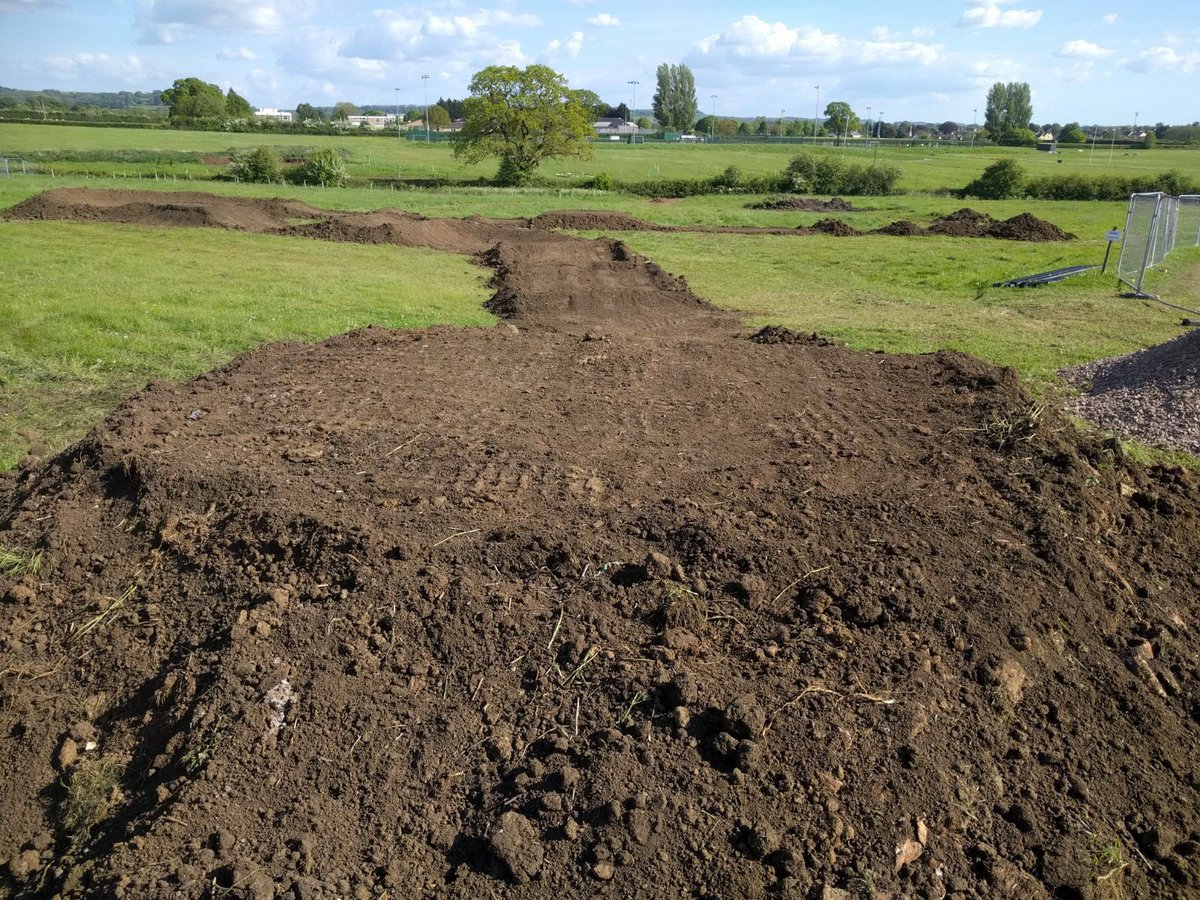 HeavenSouth's tweet photo. Here is the BMX track that we donated to coming along very nicely. It’s due to be completed by the end of this month. 
HOTS helping the local community and thank you for all your continued support. 👏 https://t.co/DjMkQ7rHHf