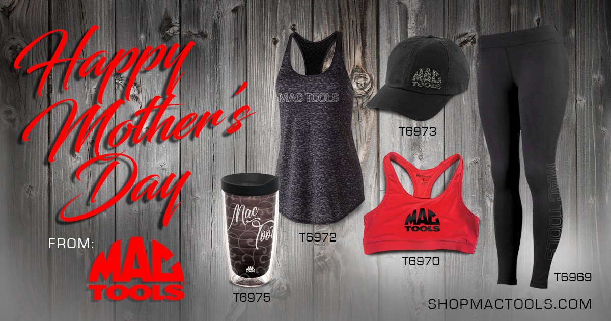 MacTools38's tweet image. Show your mom some love with our sporty #MacToolsGear! View these items at shopmactools.com and ask your Distributor to order.