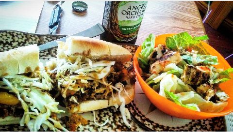 MostElectrifyn's tweet photo. #CLEvBOS #nbaplayoffs #FoodPorn chicken Philly and grill chicken side salad #LetsGoCavs #360๐ #MostElectrifyin #HappyMothersDay https://t.co/3XvAUoT3NN https://t.co/W3EsAISiVc
