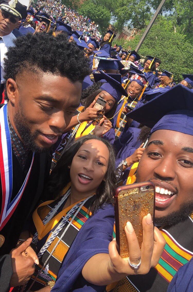 NajBanksJean's tweet photo. I wouldn’t have wanted to experience this moment with anyone else by my side ❤️✊🏽#SinceFreshmanYear #NowWereHowardGrads #MagnaCumCouple https://t.co/oqV8zKc28U