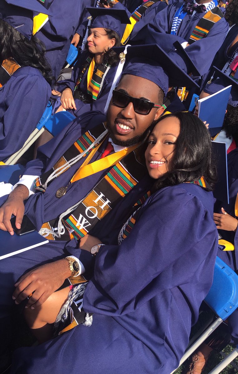 NajBanksJean's tweet photo. I wouldn’t have wanted to experience this moment with anyone else by my side ❤️✊🏽#SinceFreshmanYear #NowWereHowardGrads #MagnaCumCouple https://t.co/oqV8zKc28U