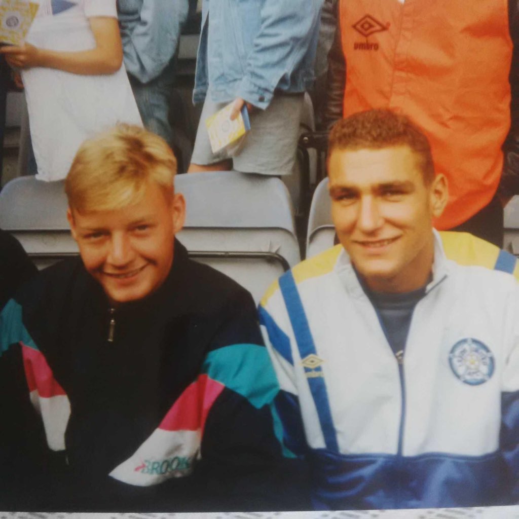 marcusnoble23's tweet image. Butter wouldn't melt !! I remember saying smile Vincent #batts @VinnieJones65 #LUFC #80sleeds