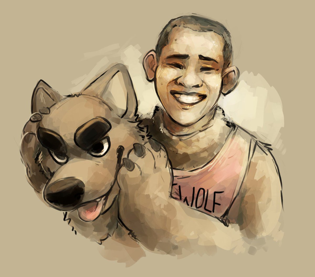 Colombiafur's tweet photo. Una ilustración de un hombre y su arte fursuit a un buen ex presidente.  
Arte de: @CherryB0X https://t.co/gCtCneeGec