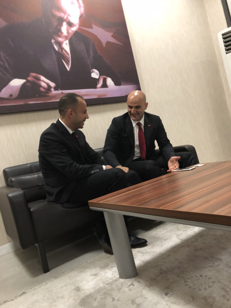 fuatyozbatiran's tweet photo. Sayın Genel Başkanımız Olcay Kılavuz Beyefendiyi Gazi şehrimizden Başkente uğurladık. https://t.co/itAYqJzWdh