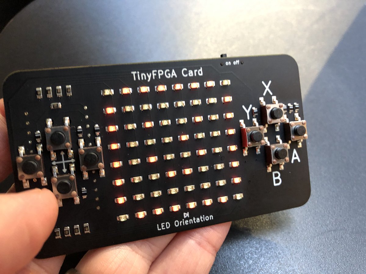 aallan's tweet image. Business cards are a lot more sophisticated these days. #Teardown2018 #TinyFPGA