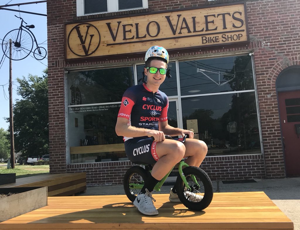 As a cyclist there’s nothing better than #newbikeday ! #babydavid #comingsoon #futurecyclist #stravababy #yeahthatgreenville #babyboy  <a href="/VeloValets/">Velo Valets</a>