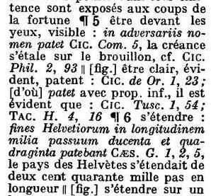 Que dit l’auteur de la fiche ? La plaine ne s’allonge pas, elle est en largeur. César dit « in longitudinem patebat ». Ce verbe signifie « être là visible », « s’étendre », il n’y a aucune notion de forme allongée. Difficile à ce stade de croire q l’auteur puisse être latiniste.