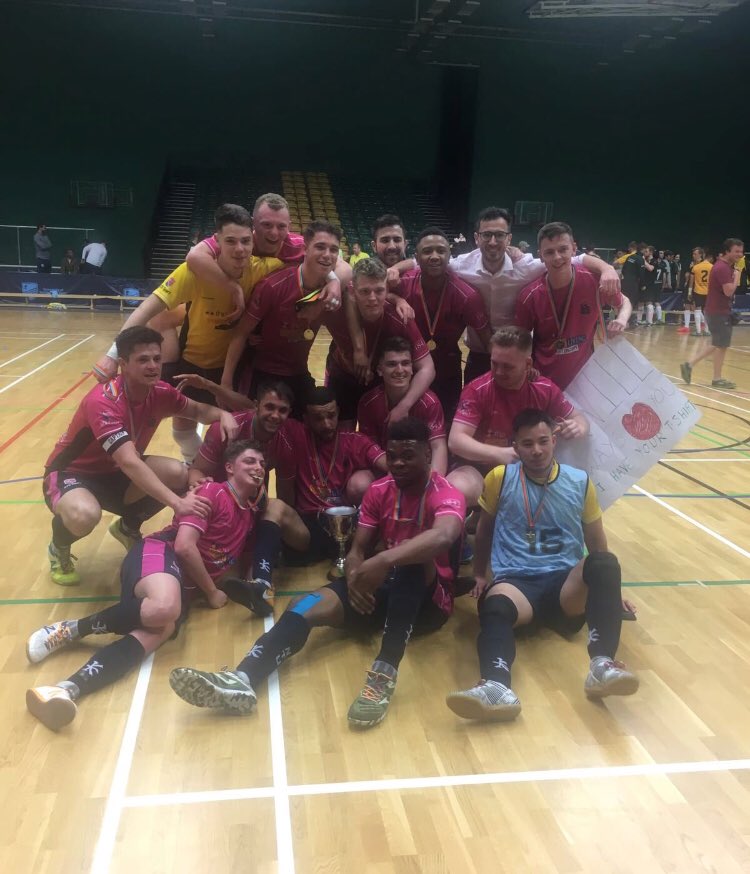 Westers1401's tweet photo. @tjwest_ @NTU_Futsal #winners #Varsity2018 https://t.co/GrOfa2MmbG