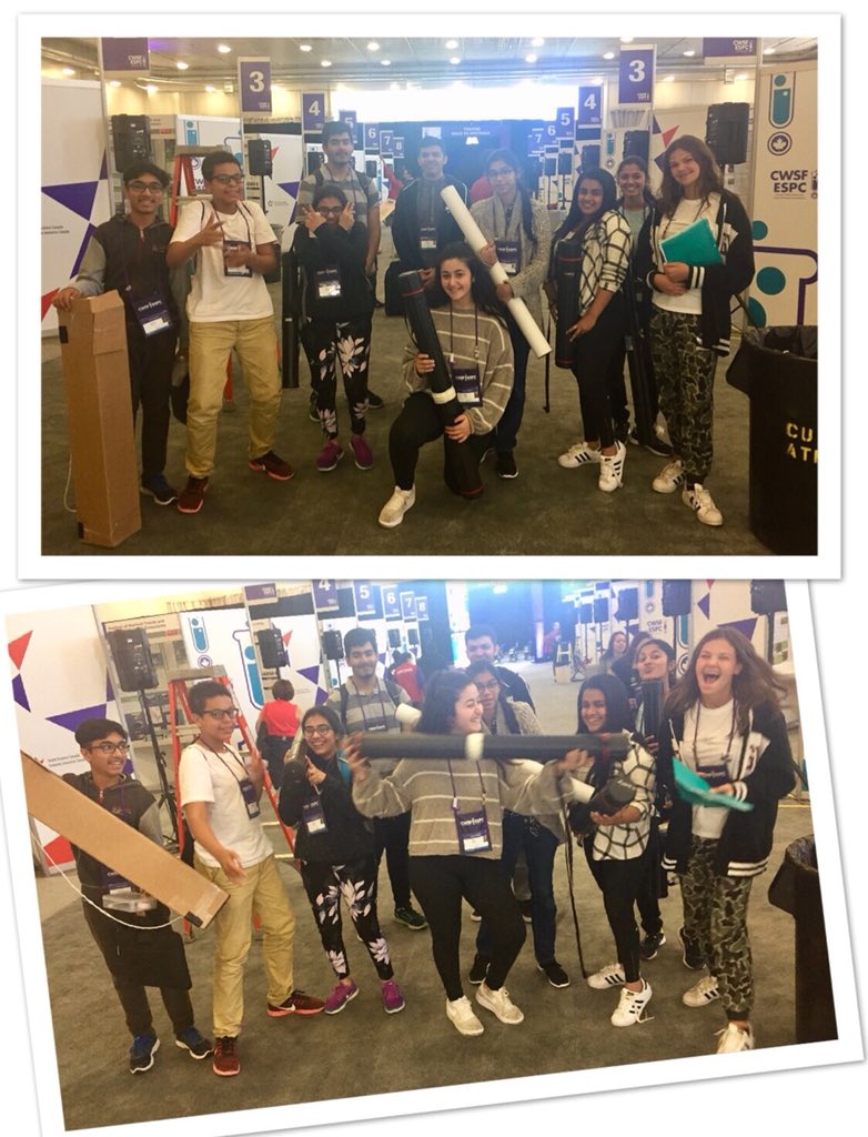 CWSF Day 1 - Set up, practiced &amp; ready to go!!! #cwsf2018 #CWSF2018 <a href="/PeelSchools/">Peel District School Board</a> <a href="/DufferinPeel/">Dufferin-Peel CDSB</a> <a href="/Mentor_TEAM/">Mentor College/TEAM</a>
