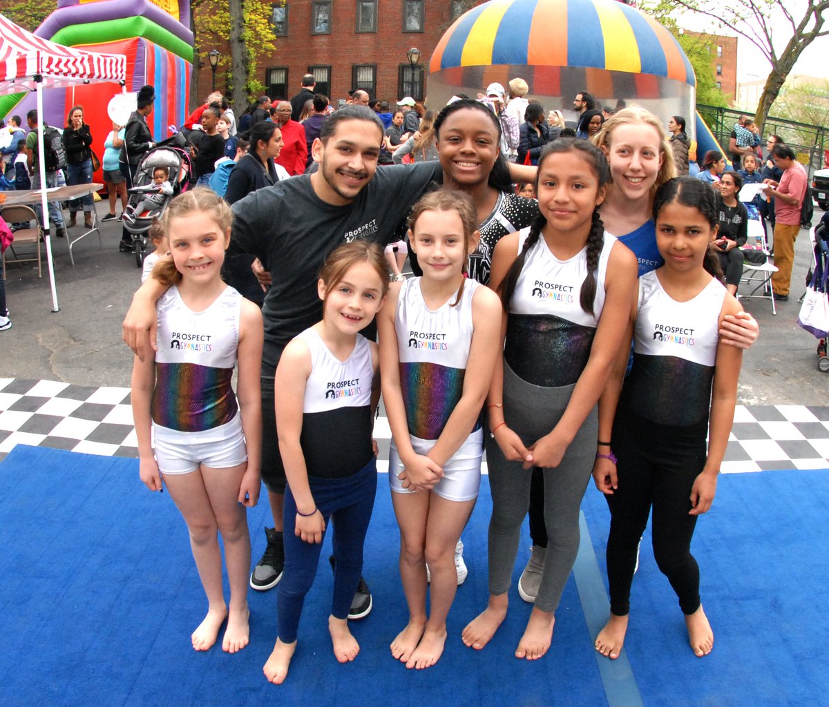 ProspectGymnast's tweet photo. How cool are Coaches Brian and Jaleiah?? Enjoy more pictures from last week's Church Avenue Street Fair :)
#churchavenue #streetfair #spring #recteam #performance #gymnastics #cheer #prospectgymnastics https://t.co/PMNZYJn2xB